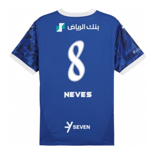 Fotballdrakt Herre Al-Hilal Ruben Neves #8 Hjemmedrakt 2024-25 Kortermet